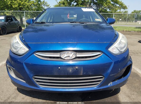 KMHCT4AE2GU981775 2016 HYUNDAI ACCENT Blue Widok zestawu wskaźników