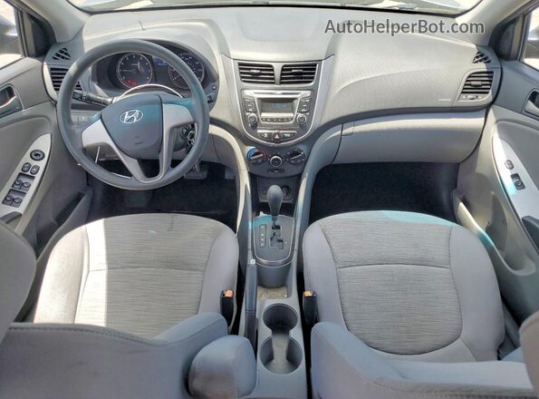 KMHCT4AE2HU182970 2017 HYUNDAI ACCENT Gray Dashboard view