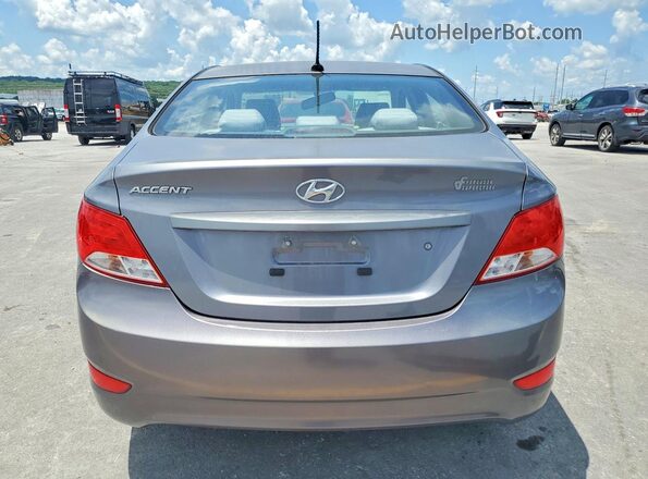 KMHCT4AE2HU182970 2017 HYUNDAI ACCENT Gray Rear view
