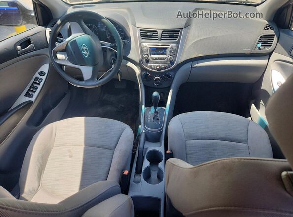 KMHCT4AE2HU215532 2017 HYUNDAI ACCENT Silver Vista del salpicadero