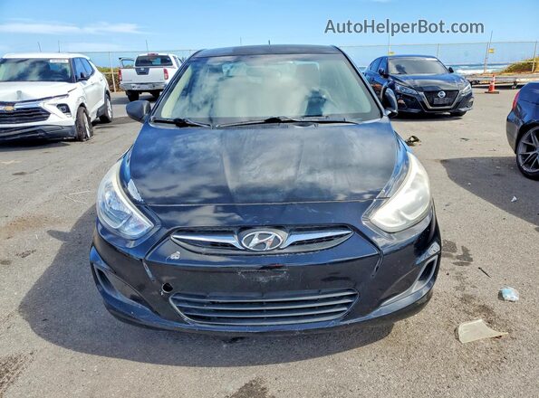 KMHCT4AE2HU245470 2017 HYUNDAI ACCENT Black Вид спереду