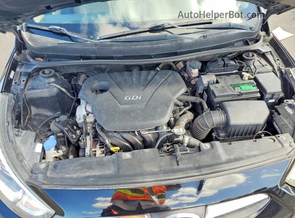 KMHCT4AE2HU245470 2017 HYUNDAI ACCENT Black Вид задньої частини салону