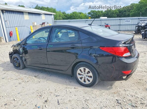 KMHCT4AE2HU312570 2017 HYUNDAI ACCENT Black უკანა მარცხენა