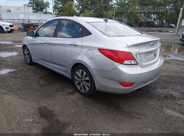 KMHCT4AE2HU350669 2017 HYUNDAI ACCENT Silver Tył lewy