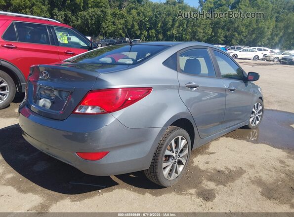 KMHCT4AE2HU359193 2017 HYUNDAI ACCENT Серый Задняя правая четверть