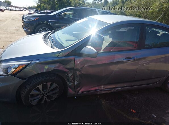 KMHCT4AE2HU359193 2017 HYUNDAI ACCENT Серый Вид спереди