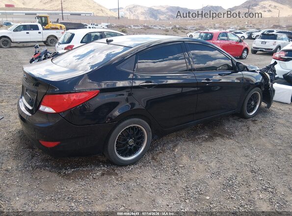 KMHCT4AE3GU018531 2016 HYUNDAI ACCENT Black Հետևի աջ
