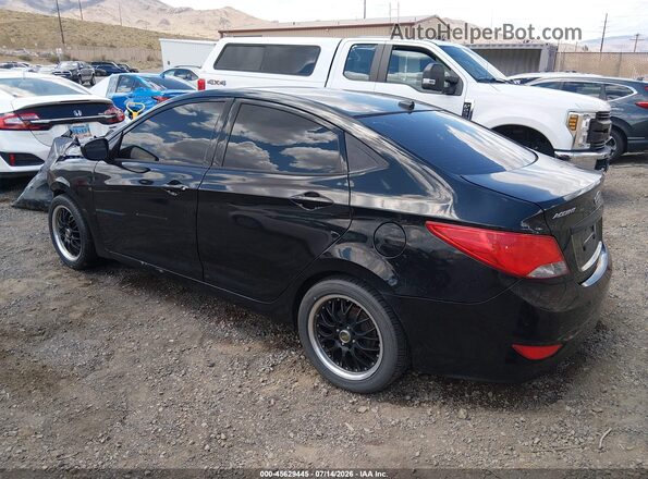 KMHCT4AE3GU018531 2016 HYUNDAI ACCENT Black Հետևի ձախ