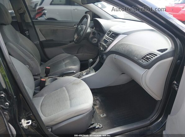 KMHCT4AE3GU018531 2016 HYUNDAI ACCENT Black Սալոնի դիմացի տեսք