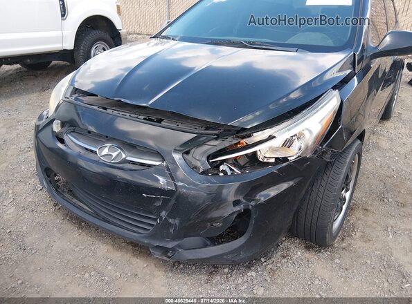 KMHCT4AE3GU018531 2016 HYUNDAI ACCENT Black Դիմացի տեսք