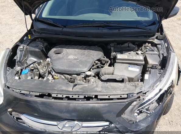 KMHCT4AE3GU018531 2016 HYUNDAI ACCENT Black Հետևի տեսք