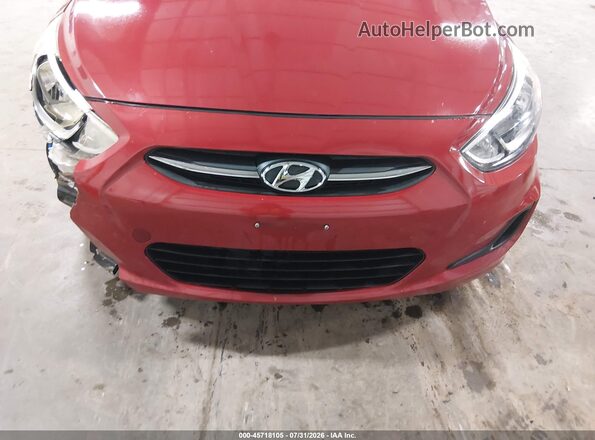 KMHCT4AE3GU045566 2016 HYUNDAI ACCENT Red Вид спереду