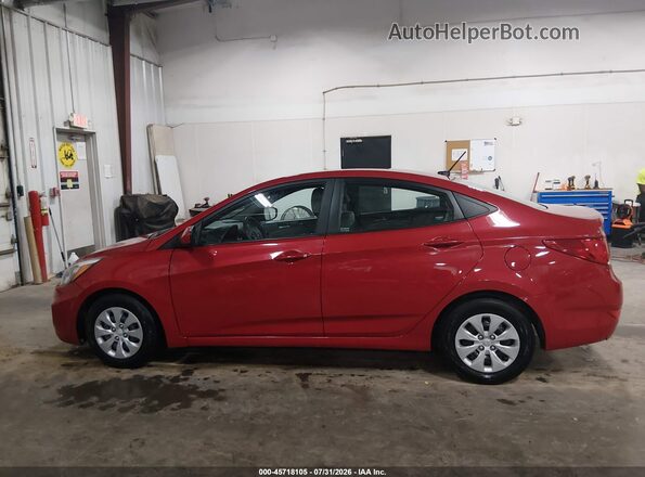 KMHCT4AE3GU045566 2016 HYUNDAI ACCENT Red 