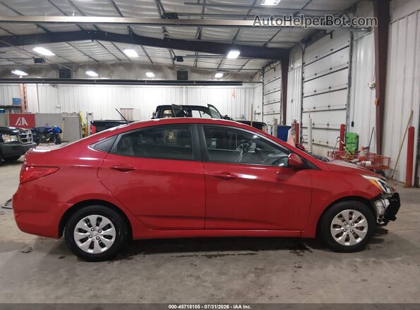 KMHCT4AE3GU045566 2016 HYUNDAI ACCENT Red Панорамний вид салону 360°