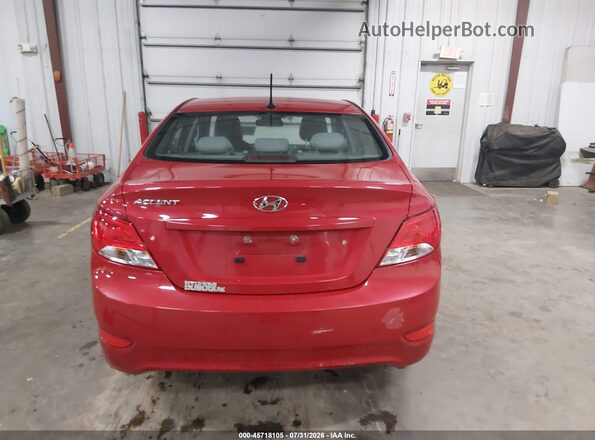 KMHCT4AE3GU045566 2016 HYUNDAI ACCENT Red 