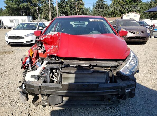 KMHCT4AE3GU064246 2016 HYUNDAI ACCENT Red Вид спереду