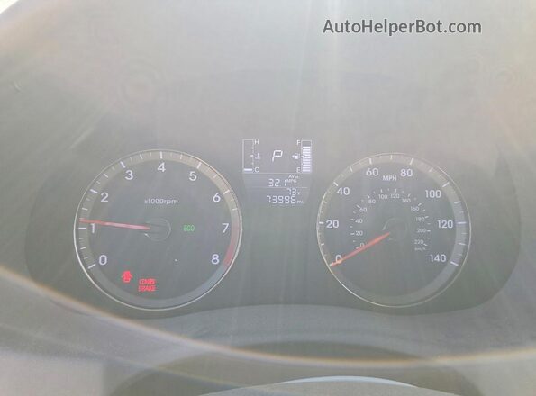 KMHCT4AE3GU064246 2016 HYUNDAI ACCENT Red Вид щитка приладів