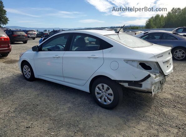 KMHCT4AE3GU091138 2016 HYUNDAI ACCENT White უკანა მარცხენა