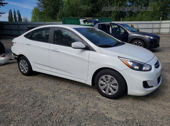 KMHCT4AE3GU091138 2016 HYUNDAI ACCENT White წინა მარჯვენა