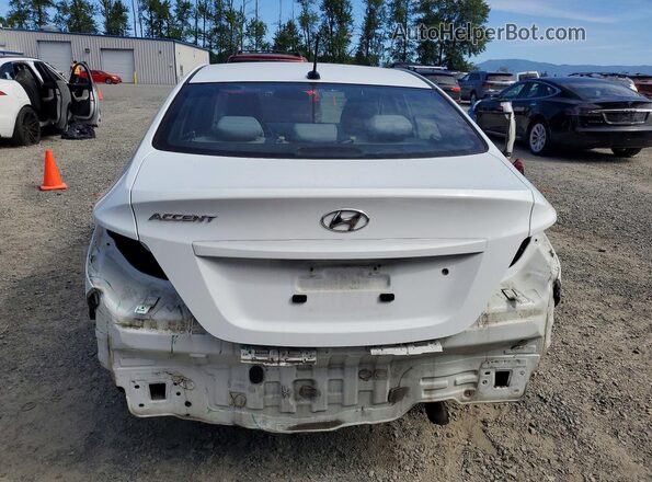 KMHCT4AE3GU091138 2016 HYUNDAI ACCENT White უკანა ხედი