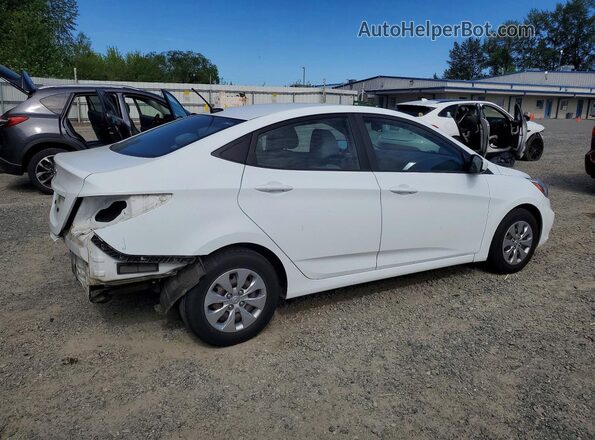 KMHCT4AE3GU091138 2016 HYUNDAI ACCENT White უკანა მარჯვენა