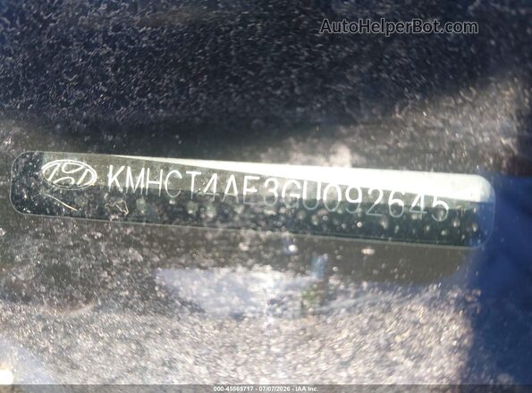 KMHCT4AE3GU092645 2016 HYUNDAI ACCENT Gray Engine compartment view