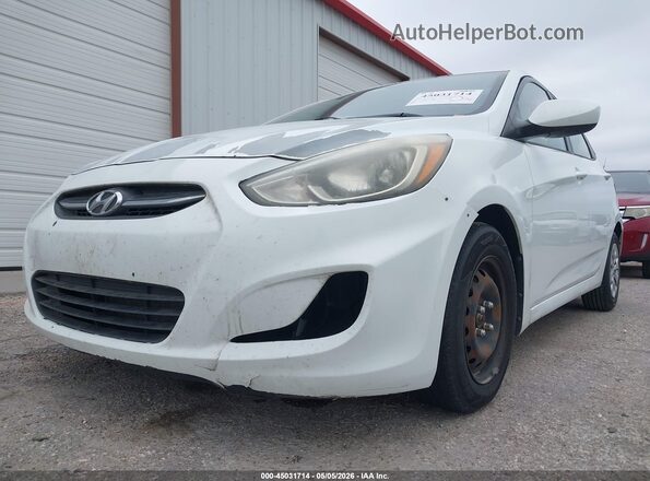 KMHCT4AE3GU965357 2016 HYUNDAI ACCENT White წინა ხედი