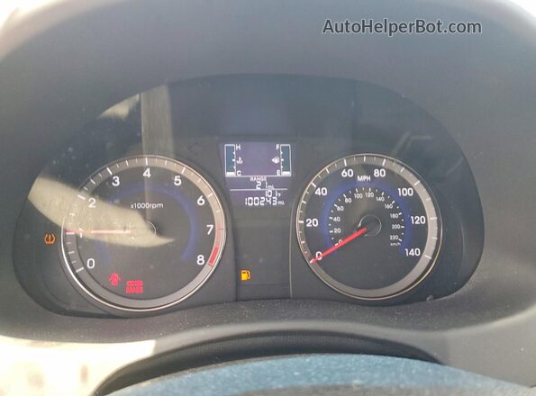 KMHCT4AE3GU974382 2016 HYUNDAI ACCENT Black Vista del cuadro de instrumentos