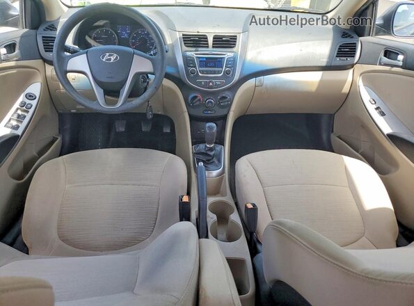 KMHCT4AE3GU974382 2016 HYUNDAI ACCENT Black Vista del salpicadero