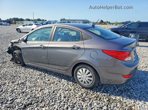 KMHCT4AE3HU173582 2017 HYUNDAI ACCENT Gray Задня ліва чверть