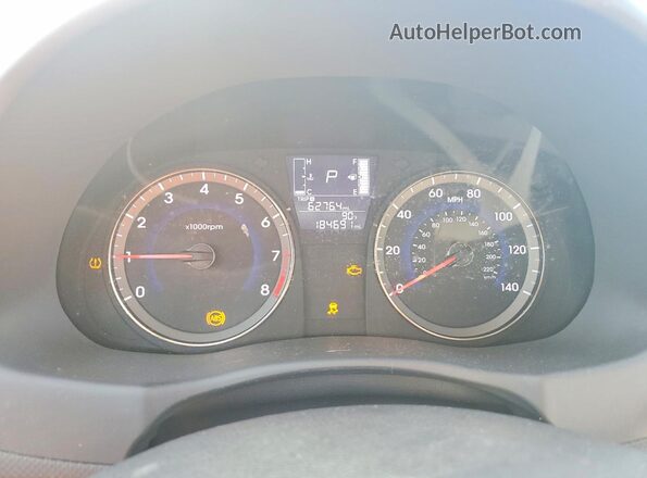 KMHCT4AE3HU173582 2017 HYUNDAI ACCENT Gray Вид щитка приладів
