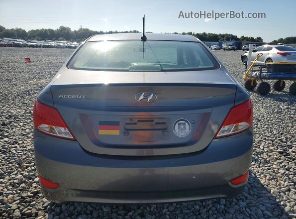 KMHCT4AE3HU173582 2017 HYUNDAI ACCENT Gray Вид ззаду