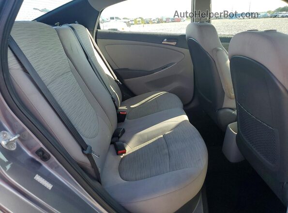 KMHCT4AE3HU173582 2017 HYUNDAI ACCENT Gray Вид задніх сидінь