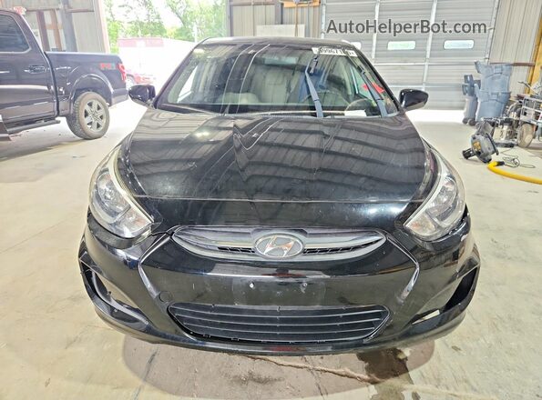 KMHCT4AE3HU290692 2017 HYUNDAI ACCENT Black წინა ხედი