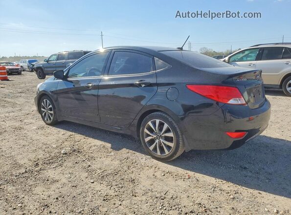 KMHCT4AE3HU320774 2017 HYUNDAI ACCENT Black Trasero izquierdo