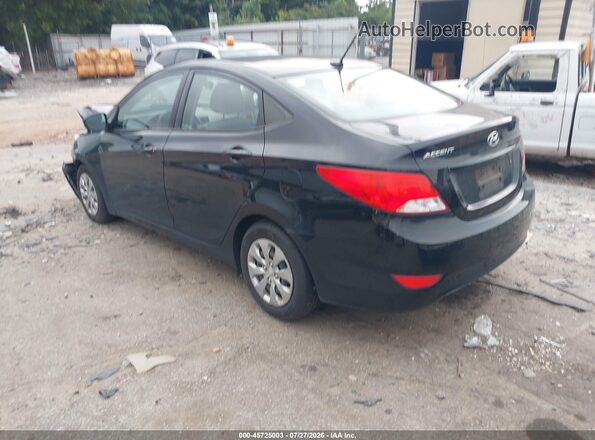 KMHCT4AE3HU330785 2017 HYUNDAI ACCENT Black Հետևի ձախ