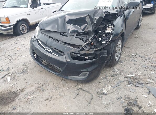 KMHCT4AE3HU330785 2017 HYUNDAI ACCENT Black Դիմացի տեսք