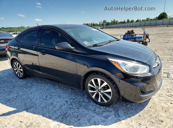 KMHCT4AE3HU358988 2017 HYUNDAI ACCENT Black Front right