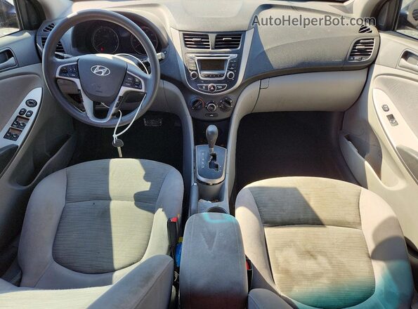 KMHCT4AE3HU358988 2017 HYUNDAI ACCENT Black Dashboard view