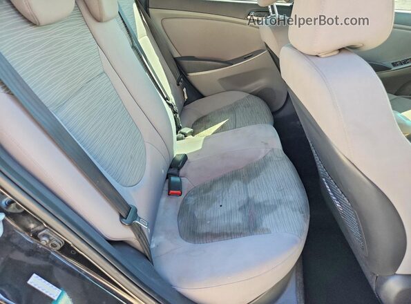 KMHCT4AE3HU358988 2017 HYUNDAI ACCENT Black Rear seats view