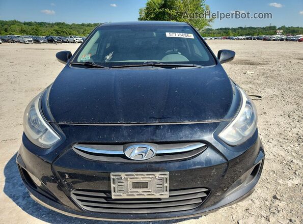 KMHCT4AE3HU358988 2017 HYUNDAI ACCENT Black Front view