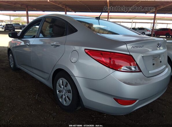 KMHCT4AE4GU077930 2016 HYUNDAI ACCENT Silver Tył lewy