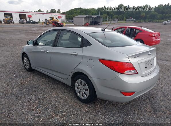 KMHCT4AE4GU077992 2016 HYUNDAI ACCENT Silver Tył lewy