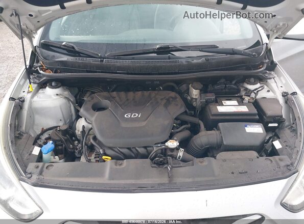 KMHCT4AE4GU077992 2016 HYUNDAI ACCENT Silver Widok z tyłu