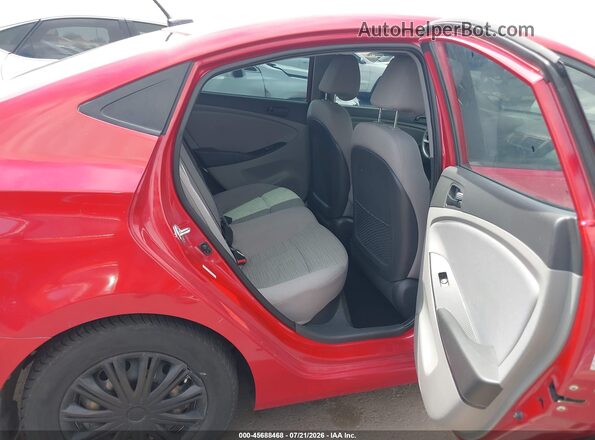 KMHCT4AE4GU078303 2016 HYUNDAI ACCENT Red VIN կոդի պիտակի տեսք