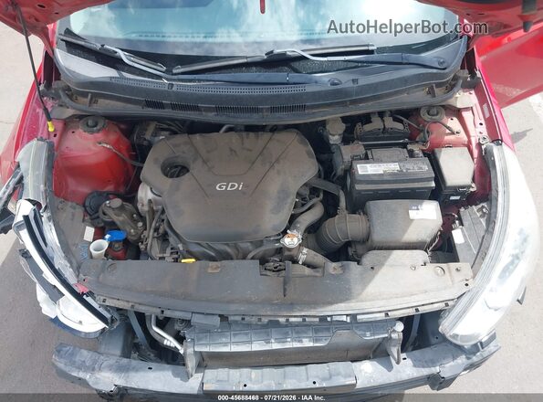 KMHCT4AE4GU078303 2016 HYUNDAI ACCENT Red Հետևի տեսք