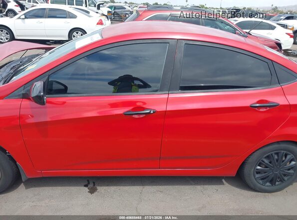 KMHCT4AE4GU078303 2016 HYUNDAI ACCENT Red Սալոնի 360 աստիճան տեսք