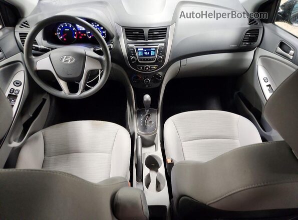 KMHCT4AE4GU089866 2016 HYUNDAI ACCENT Black Vista del salpicadero