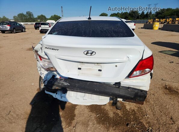 KMHCT4AE4GU114488 2016 HYUNDAI ACCENT Белый Вид сзади