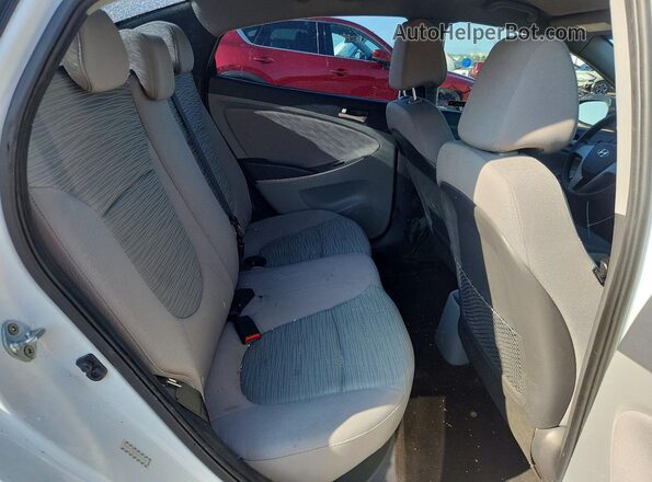 KMHCT4AE4GU114488 2016 HYUNDAI ACCENT Белый Вид задних сидений
